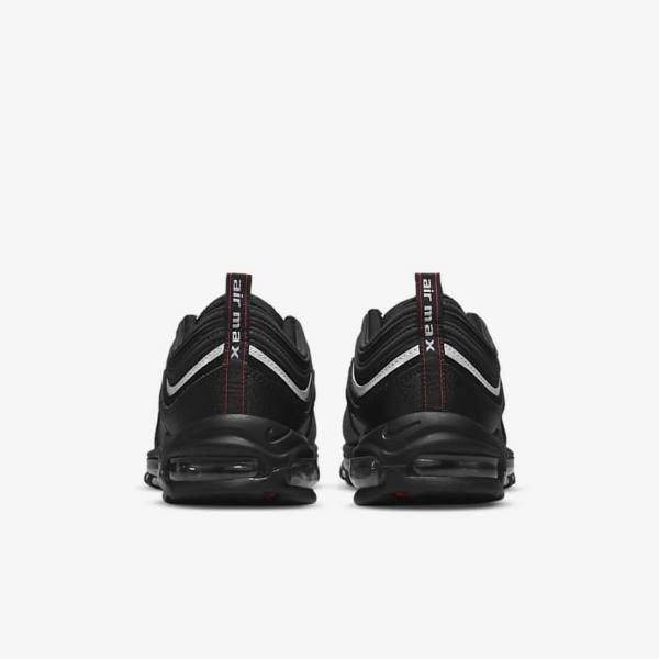 Nike Air Max 97 Sneakers Herren Schwarz Rot Weiß | NK681OZG