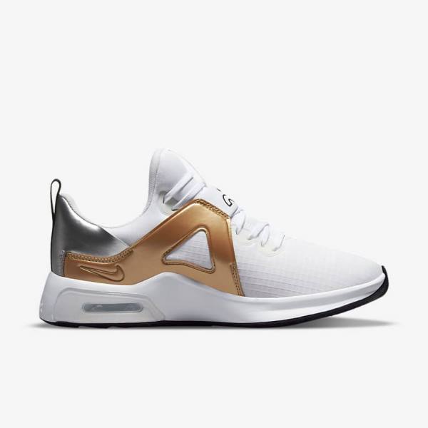 Nike Air Max Bella TR 5 Sportschuhe Damen Metal Metal Gold | NK574ALQ