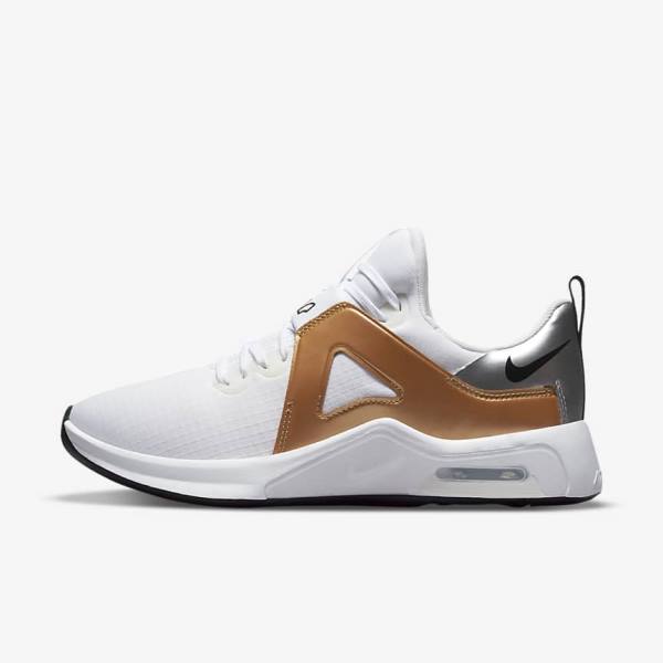 Nike Air Max Bella TR 5 Sportschuhe Damen Metal Metal Gold | NK574ALQ