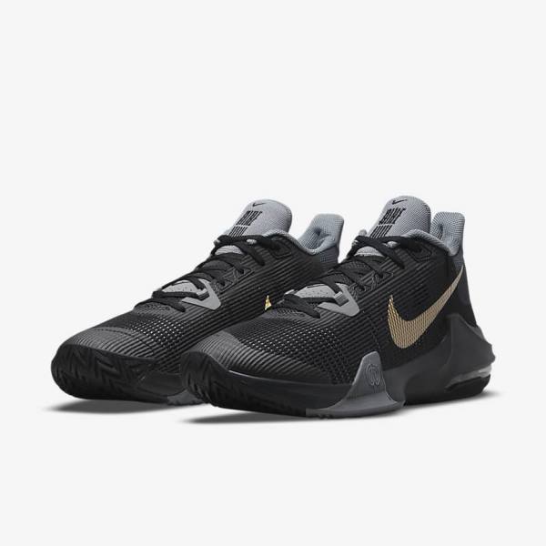 Nike Air Max Impact 3 Basketballschuhe Damen Metal Gold | NK510RJY