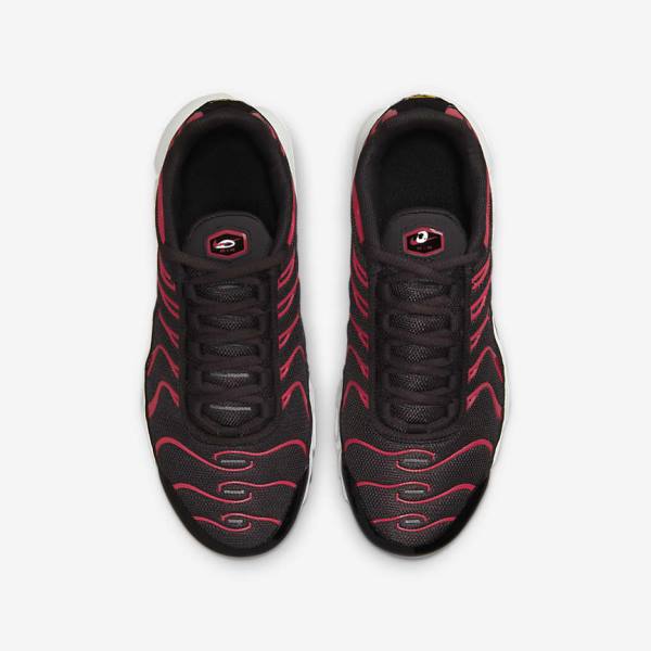 Nike Air Max Plus Older Sneakers Kinder Grau Rot Weiß Schwarz | NK526FVO