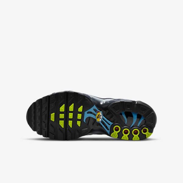 Nike Air Max Plus Older Sneakers Kinder Weiß Grau Blau | NK735QMT