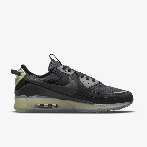 Nike Air Max Terrascape 90 Sneakers Herren Schwarz Hellgrün Dunkelgrau | NK159UON