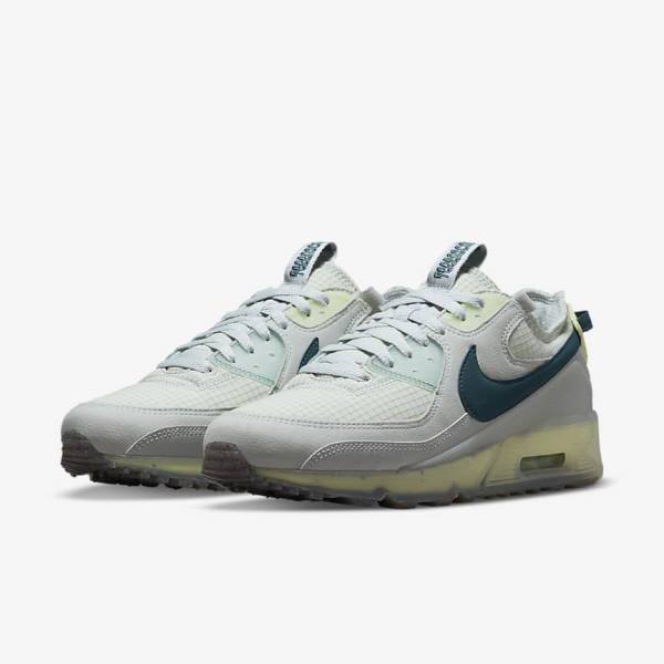 Nike Air Max Terrascape 90 Sneakers Herren Grau Hellgrün Dunkeltürkis Grün | NK967ORT