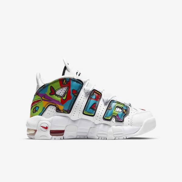 Nike Air More Uptempo Older Sneakers Kinder Weiß | NK285TOZ