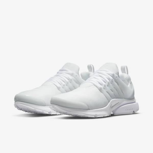 Nike Air Presto Sneakers Herren Weiß Platin | NK386YVJ