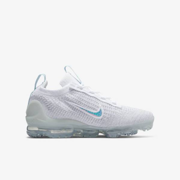 Nike Air VaporMax 2021 FK Older Sneakers Kinder Weiß | NK379MTA