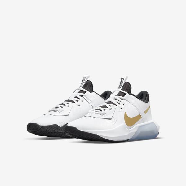 Nike Air Zoom Crossover Older Basketballschuhe Kinder Metal Gold | NK651BUA