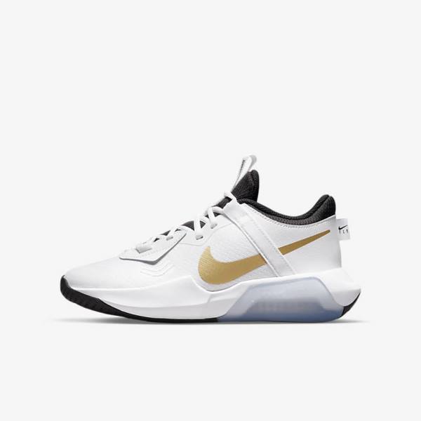 Nike Air Zoom Crossover Older Basketballschuhe Kinder Metal Gold | NK651BUA