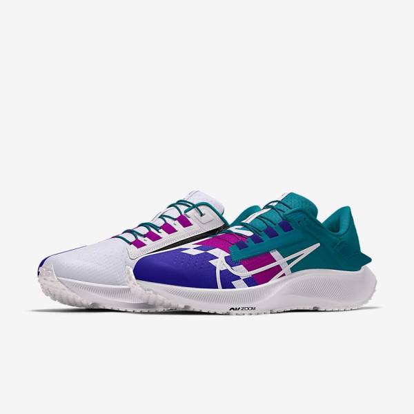 Nike Air Zoom Pegasus 38 By You Straßen Laufschuhe Damen Mehrfarbig | NK485XAS