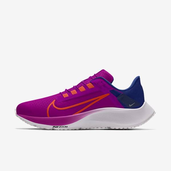 Nike Air Zoom Pegasus 38 By You Straßen Laufschuhe Damen Mehrfarbig | NK793SDE