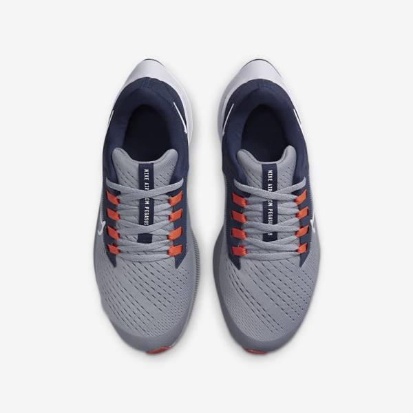 Nike Air Zoom Pegasus 38 Older Straßen Laufschuhe Kinder Navy Orange | NK792BUD