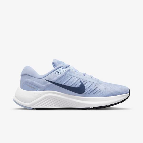 Nike Air Zoom Structure 24 Straßen Laufschuhe Damen Navy Navy | NK812DQL