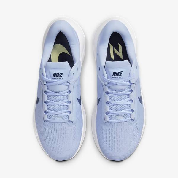 Nike Air Zoom Structure 24 Straßen Laufschuhe Damen Navy Navy | NK812DQL