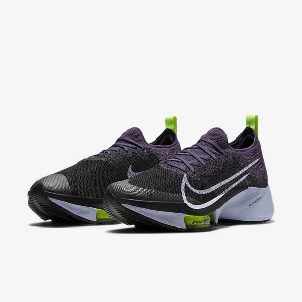 Nike Air Zoom Tempo NEXT% Straßen Laufschuhe Damen Königsblau Blau Schwarz Königsblau | NK634ZAI