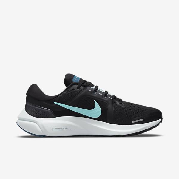 Nike Air Zoom Vomero 16 Straßen Laufschuhe Damen Schwarz Helltürkis Grün | NK241NGU