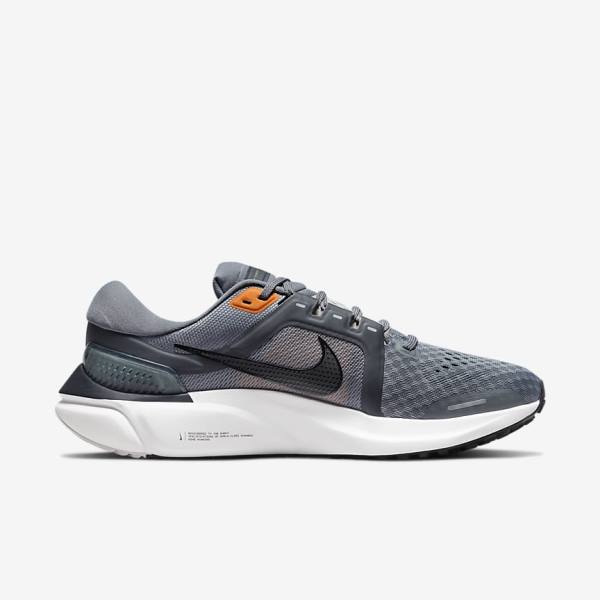 Nike Air Zoom Vomero 16 Straßen Laufschuhe Herren Grau Dunkelgrau Schwarz | NK792GQR