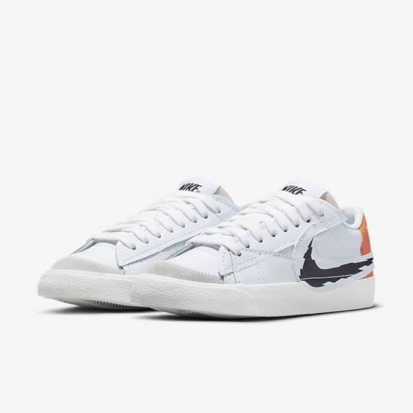 Nike Blazer Low 77 Jumbo Sneakers Herren Orange | NK579SGZ