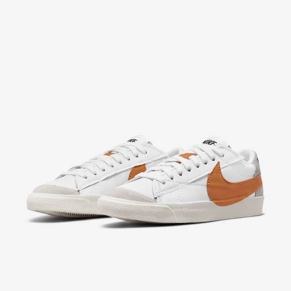 Nike Blazer Low 77 Jumbo Sneakers Herren Orange | NK621TXO