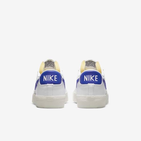 Nike Blazer Low 77 Vintage Sneakers Herren Weiß Königsblau | NK340XVG
