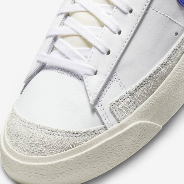 Nike Blazer Low 77 Vintage Sneakers Herren Weiß Königsblau | NK340XVG