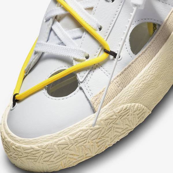Nike Blazer Low 77 x Off-White™ Sneakers Herren Khaki | NK086PEW