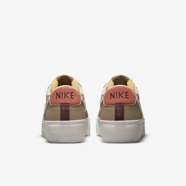 Nike Blazer Low Plattform SP Sneakers Damen Khaki | NK784QJS