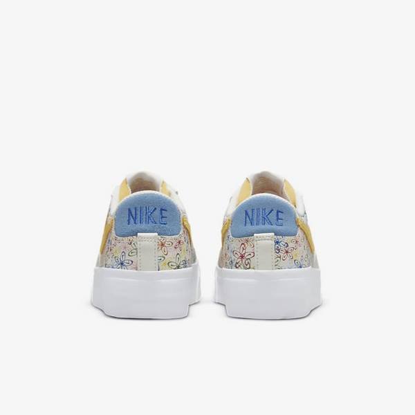 Nike Blazer Low Plattform Sneakers Damen Königsblau Blau | NK073DQK