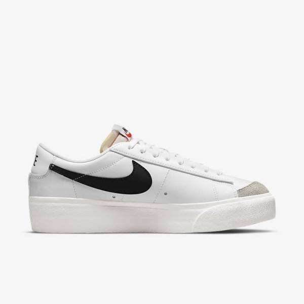 Nike Blazer Low Plattform Sneakers Damen Weiß | NK480RHC