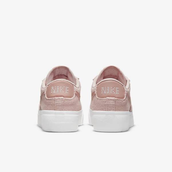 Nike Blazer Low Plattform Sneakers Damen Rosa Weiß Rosa Rosa | NK931XEI