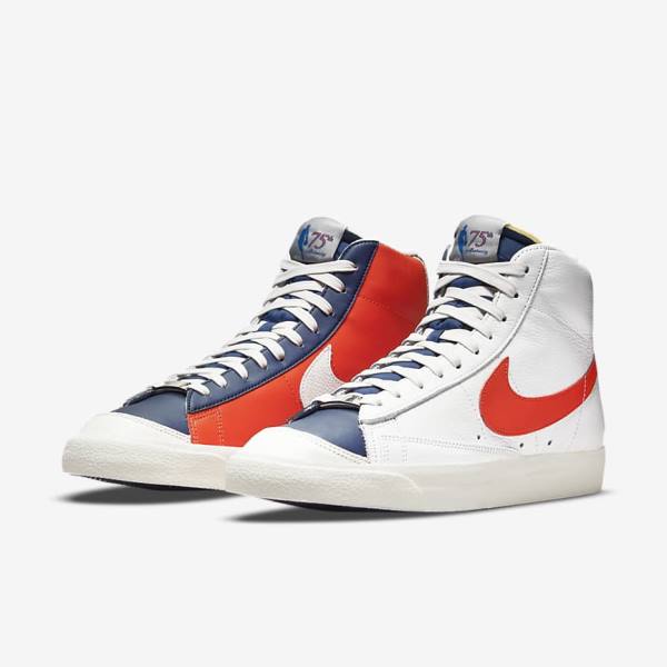 Nike Blazer Mid 77 EMB Sneakers Herren Orange | NK632MHX