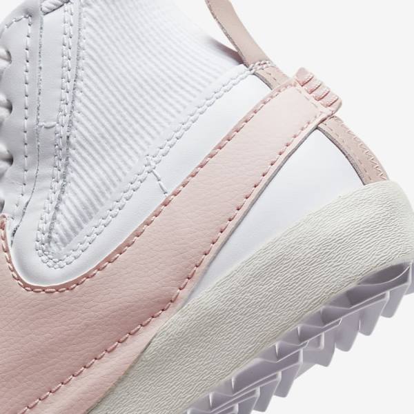 Nike Blazer Mid 77 Jumbo Sneakers Damen Weiß Rosa | NK192YDU