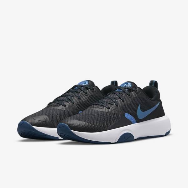 Nike City Rep TR Sportschuhe Damen Schwarz Blau Weiß | NK409DRP