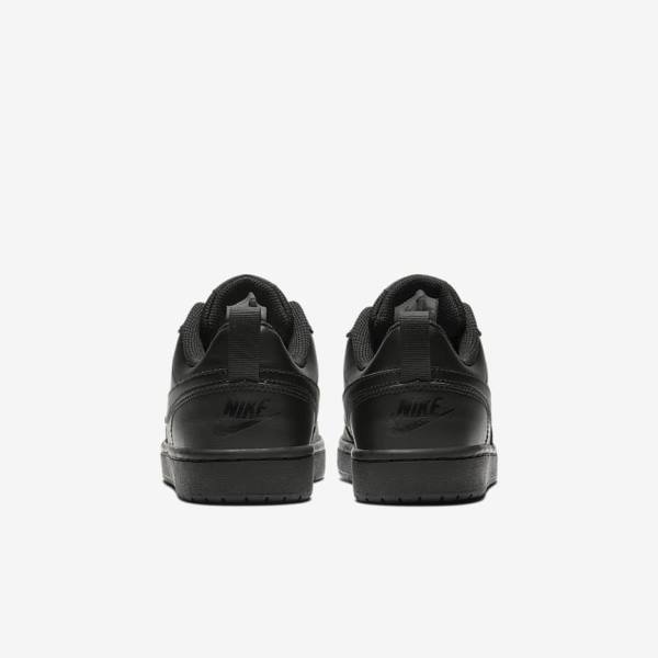 Nike Court Borough Low 2 Older Sneakers Kinder Schwarz | NK863DTA