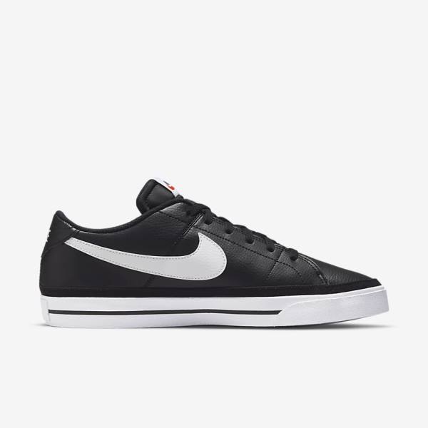 Nike Court Legacy Sneakers Herren Schwarz Weiß | NK268FLU