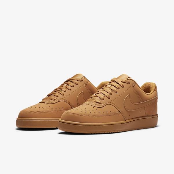 Nike Court Vision Low Sneakers Herren Braun | NK592SNL