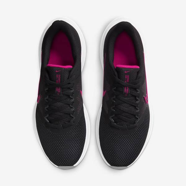 Nike Downshifter 11 Straßen Laufschuhe Damen Schwarz Dunkelgrau Weiß | NK672DTY