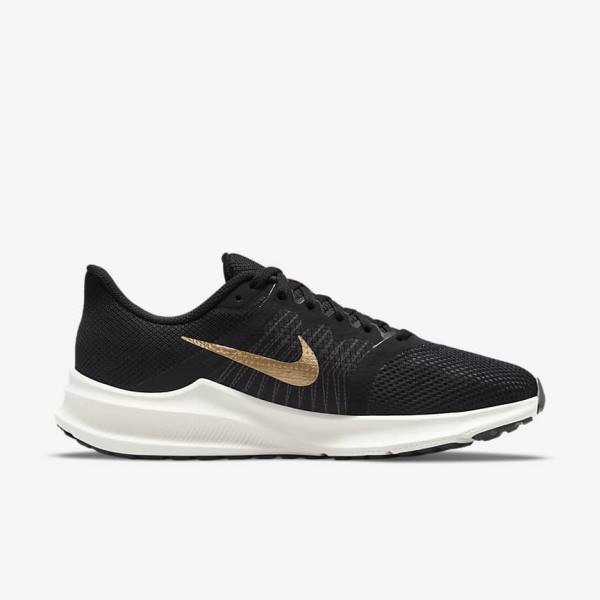 Nike Downshifter 11 Straßen Laufschuhe Damen Metal | NK941FDK