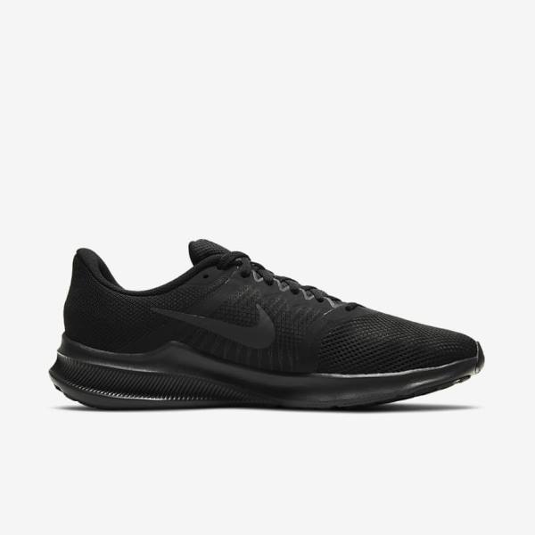 Nike Downshifter 11 Straßen Laufschuhe Herren Schwarz Hellgrau Dunkelgrau | NK530JNQ