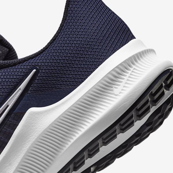 Nike Downshifter 11 Straßen Laufschuhe Herren Navy | NK547IWF