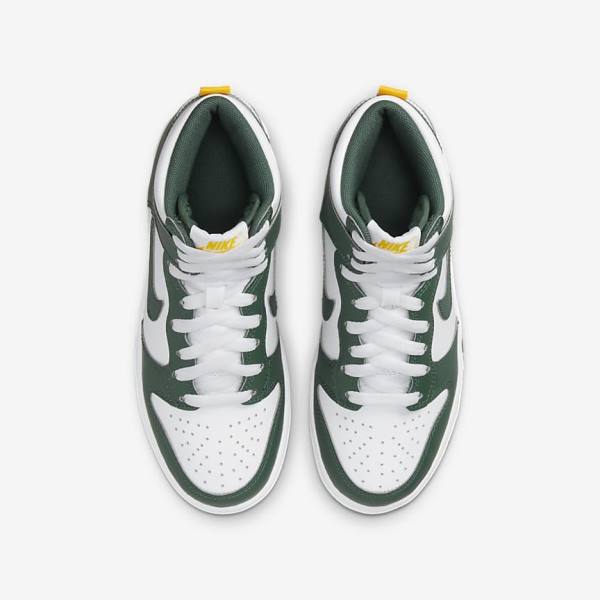 Nike Dunk High Older Sneakers Kinder Gold | NK187SDZ