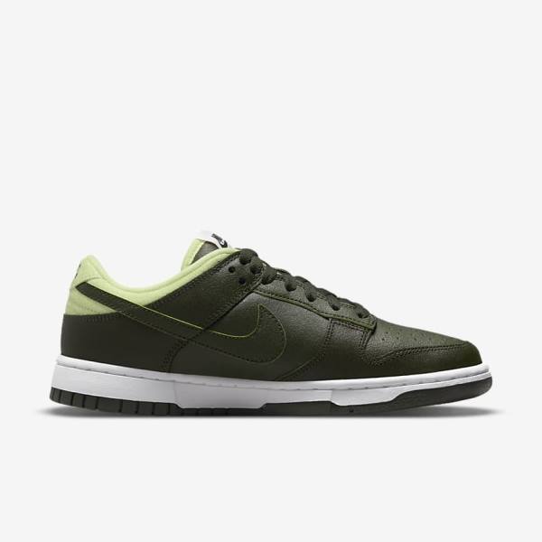 Nike Dunk Low LX Sneakers Damen Olivgrün Grün | NK079SJC