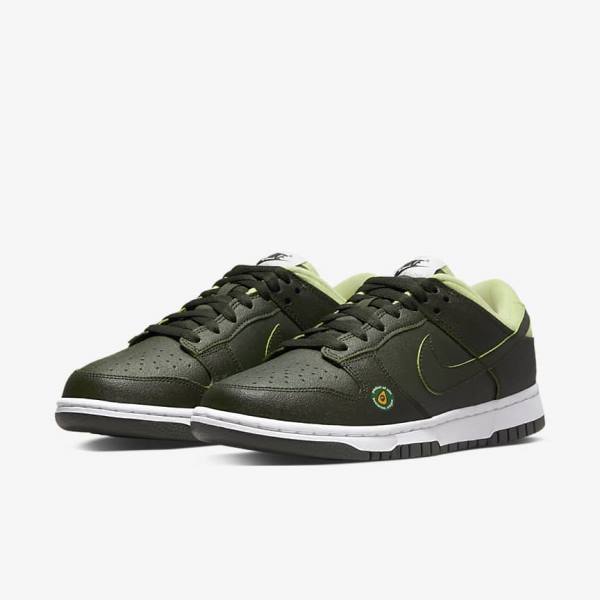 Nike Dunk Low LX Sneakers Damen Olivgrün Grün | NK079SJC