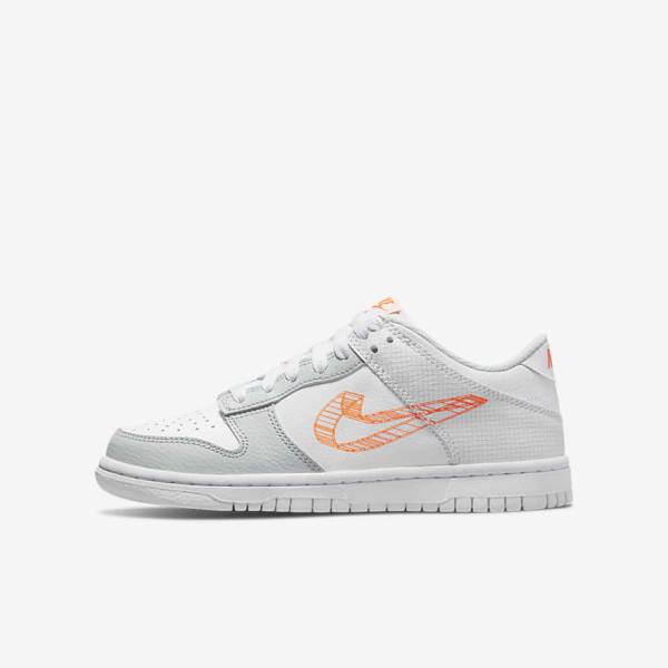 Nike Dunk Low SE Older Sneakers Kinder Orange | NK403OZT