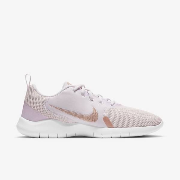 Nike Flex Experience Run 10 Straßen Laufschuhe Damen Metal | NK187GWB