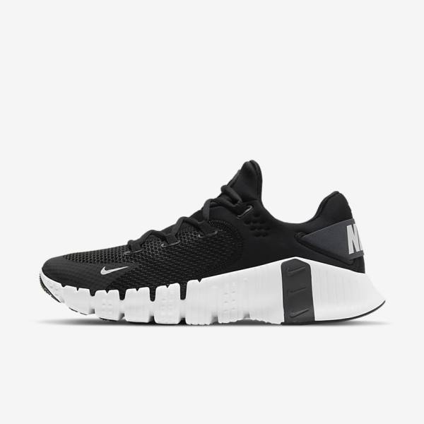 Nike Free Metcon 4 Sportschuhe Herren Schwarz Grau | NK178HPA