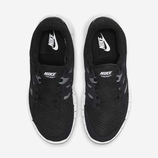 Nike Free Run 2 Sneakers Herren Schwarz Dunkelgrau Weiß | NK895WZK