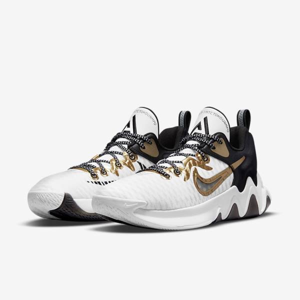 Nike Giannis Immortality Basketballschuhe Herren Metal Gold | NK307KNC