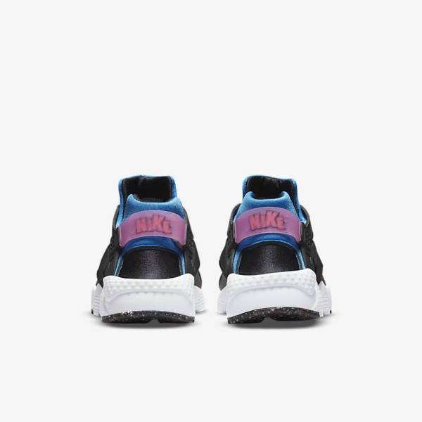 Nike Huarache Run Older Sneakers Kinder Schwarz Hellblau Rosa Mintfarben | NK237JZU