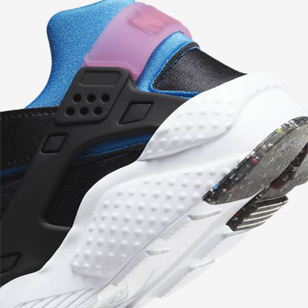 Nike Huarache Run Older Sneakers Kinder Schwarz Hellblau Rosa Mintfarben | NK237JZU